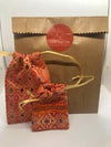 Pochon en Sarung et Pochette Kraft Vive by Lou